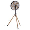 Standing fan PRSF-80580 Primo 18'' 45cm. Metal With Wooden Tripod Black